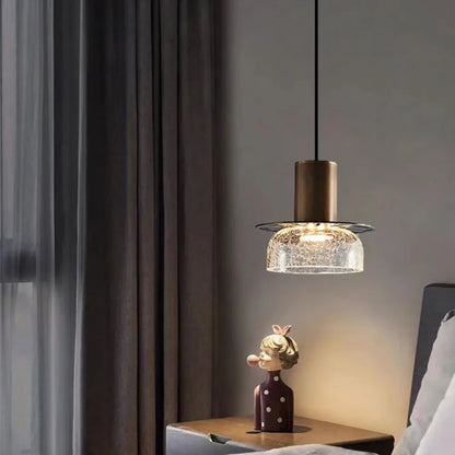 Stylish Shattered Glass Pendant Lighting Fixture