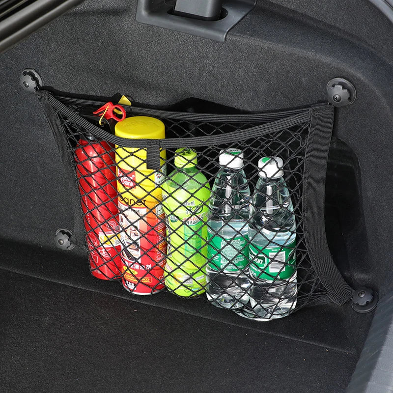 Flexible Car Storage Net Pocket Organizer