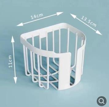 Compact Bathroom Toilet Paper Holder Box - Luxicro