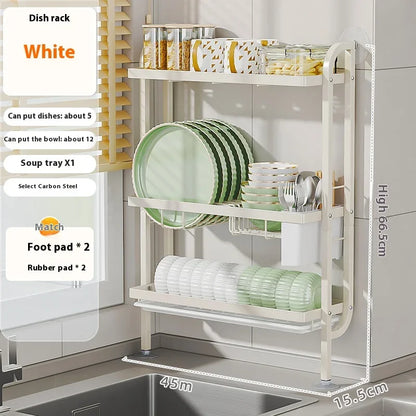 Space Saving 3 Shelf Kitchen Storage Rack