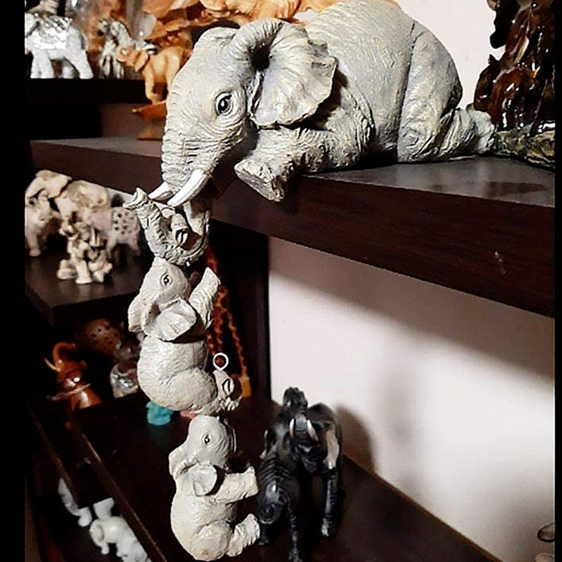 Adorable Elephant Figurine Home Decoration