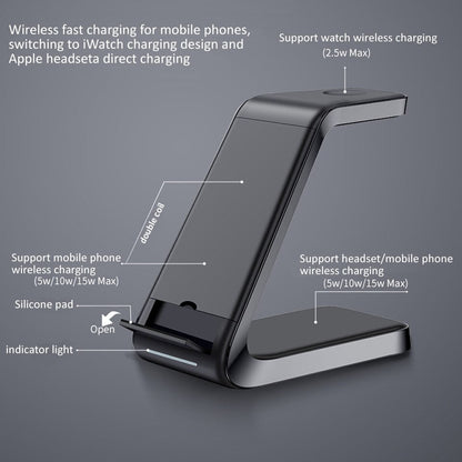 Space Saving 3 in 1 Phone Charger Dock