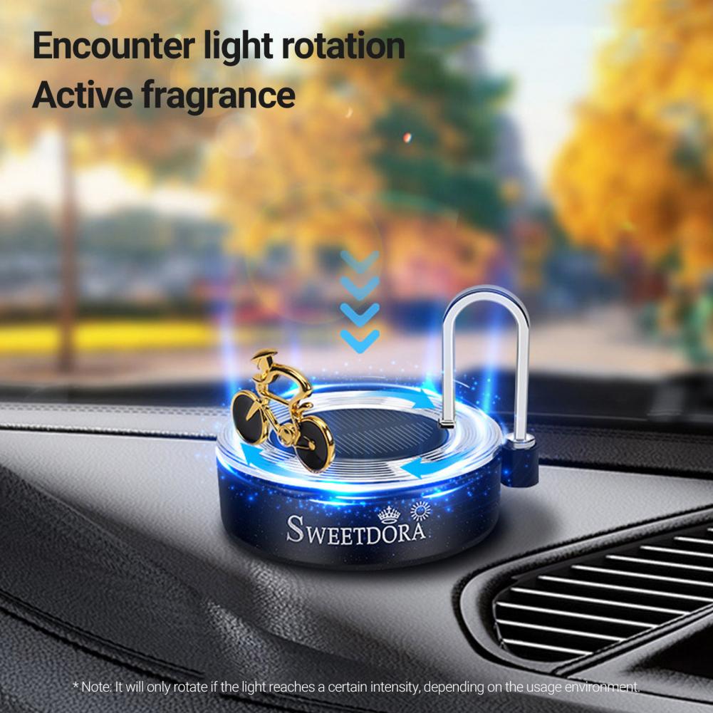Compact Solar Bike Car Aroma Decor Lamp