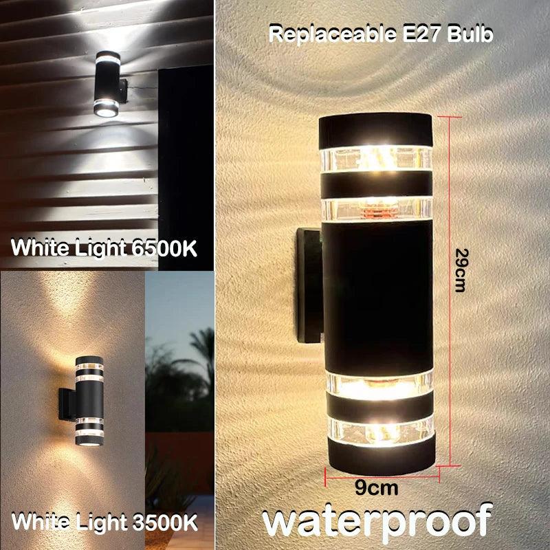 Weatherproof LED Outdoor Wall Light with Dual Direction