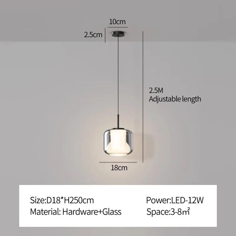 Luxury Copper Pendant LED Ceiling Light Fixture