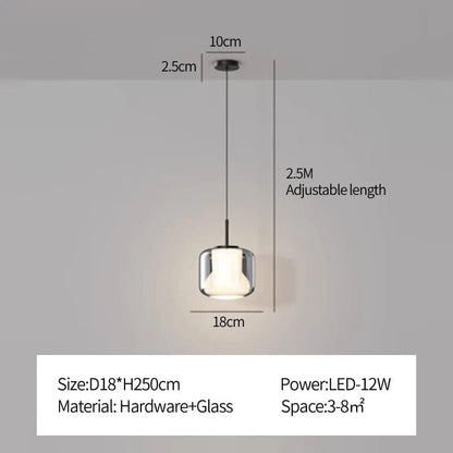 Luxury Copper Pendant LED Ceiling Light Fixture