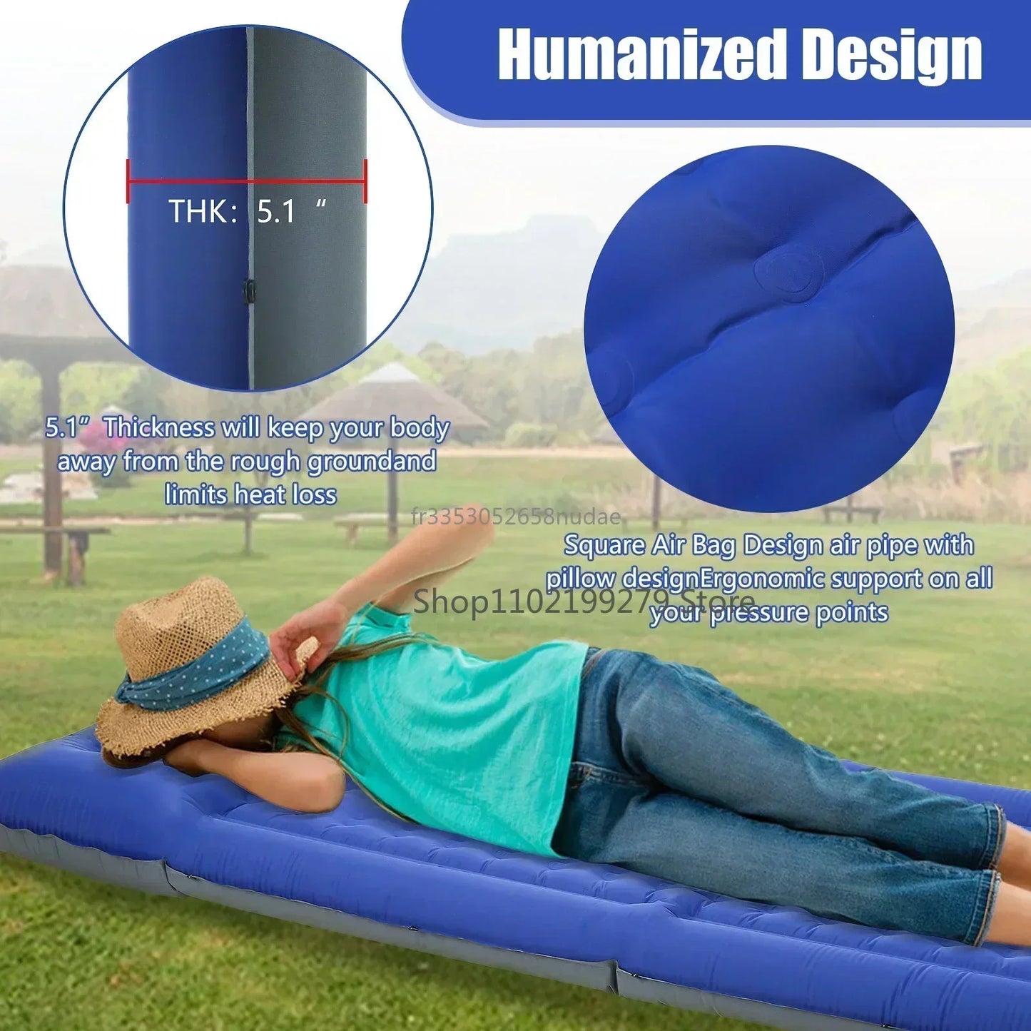 Portable Inflatable Outdoor Sleeping Mattress