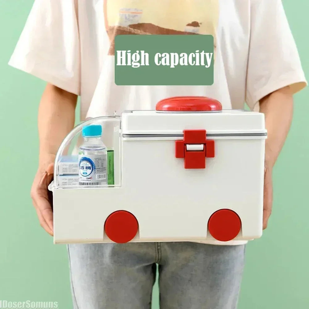 Compact Emergency First Aid Kit Box - Luxicro