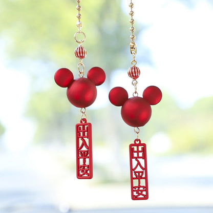 Fun Cute Deer Rearview Mirror Charm