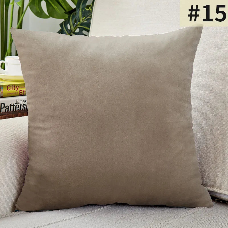 Plush Velvet Pillowcase for Luxury Living Rooms