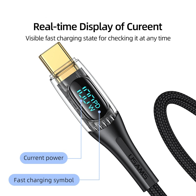 Fast Charging LED USB Power Cable