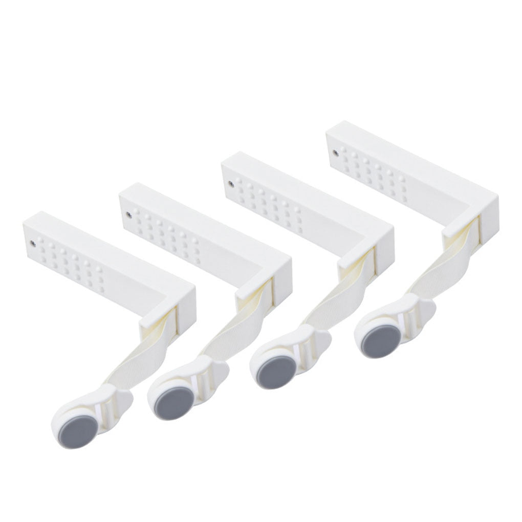 Simple Stretch 4 Piece Bed Sheet Straps - Luxicro