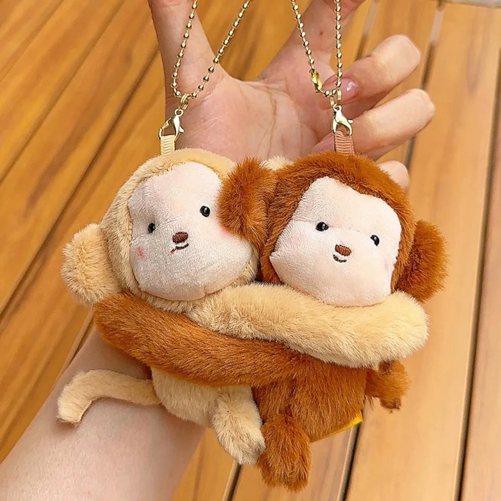 Cute Plush Animal Hug Keychain Toys