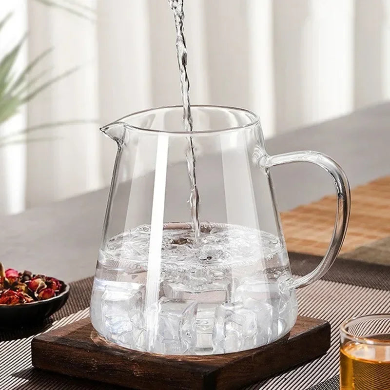 Big Thermal Glass Teapot with Metal Strainer
