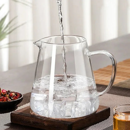 Big Thermal Glass Teapot with Metal Strainer