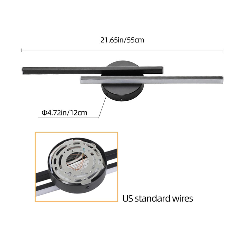 Bright Adjustable LED Wall Light with Soft Shade