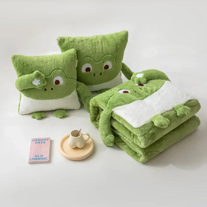 Cozy Fleece Teddy Bear Blanket