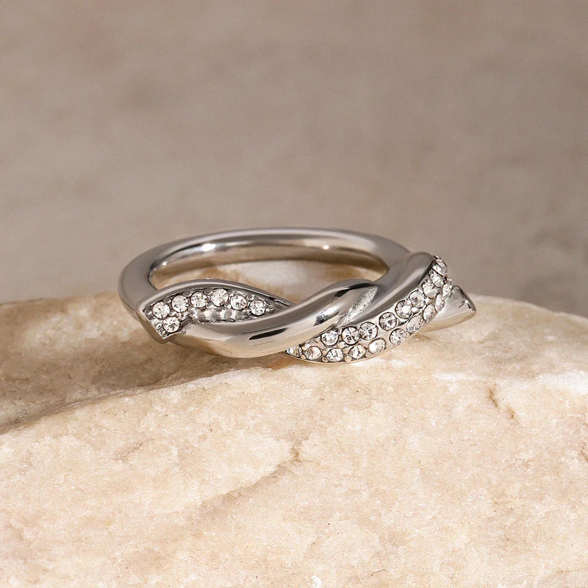 Luxurious Diamond Solitaire Engagement Ring