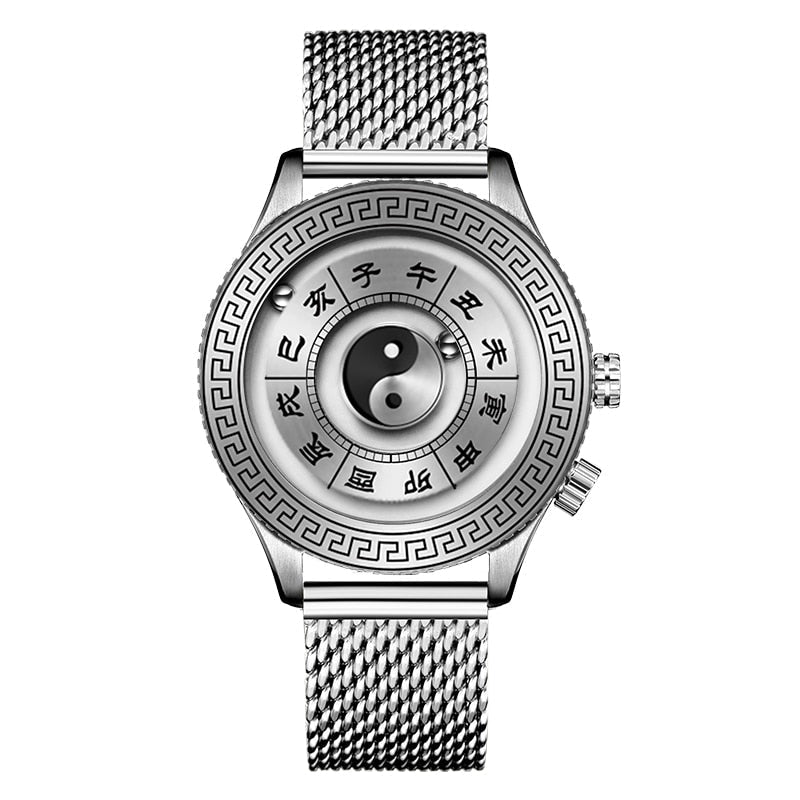 Stylish Automatic Brown Leather Wrist Watch