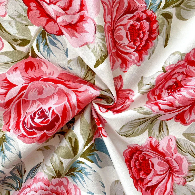 Comfortable Floral Pattern Bed Sheet Set