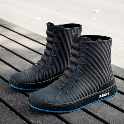 Comfortable Women's Rain Shoes With Grip Soles