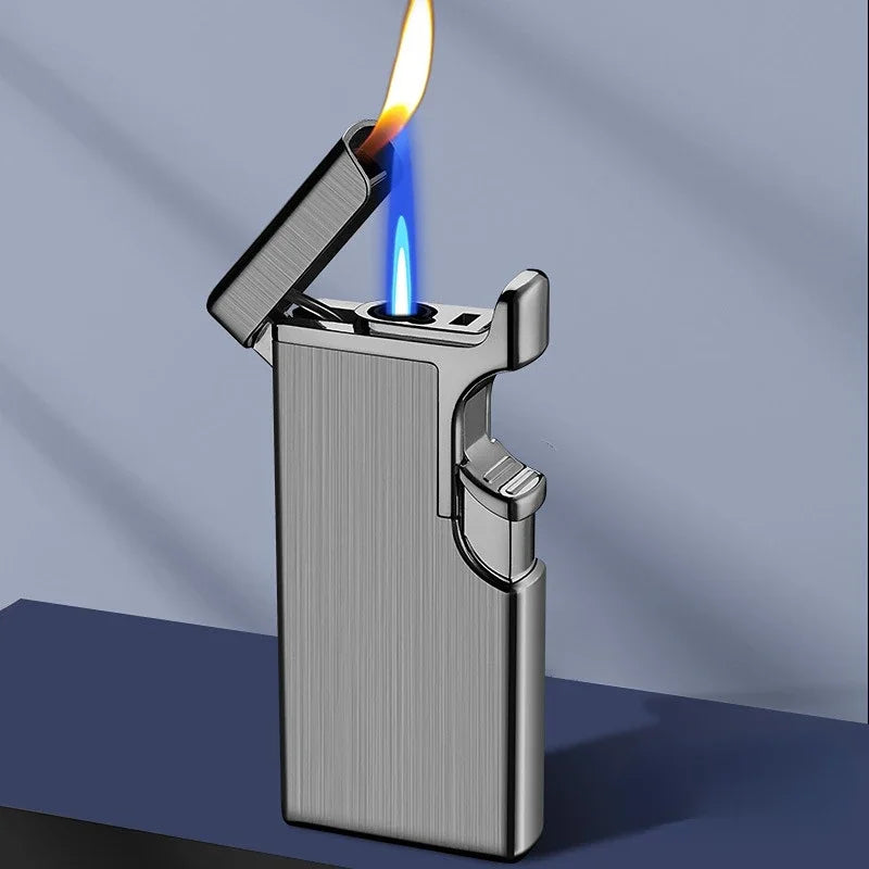 Compact Double Jet Refillable Lighter - Luxicro