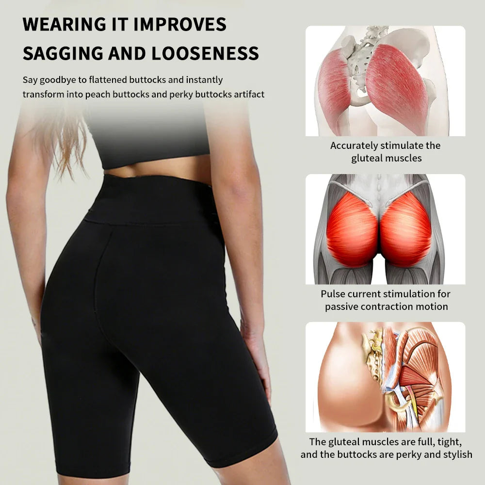 Wireless Electrical Muscle Stimulation Running Shorts