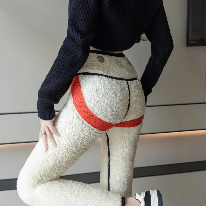 Cozy Fleece Lined High Waist Thermal Leggings - Luxicro