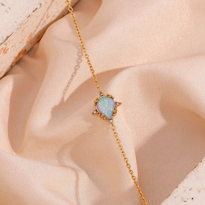 Elegant Shine Gemstone Necklace Set