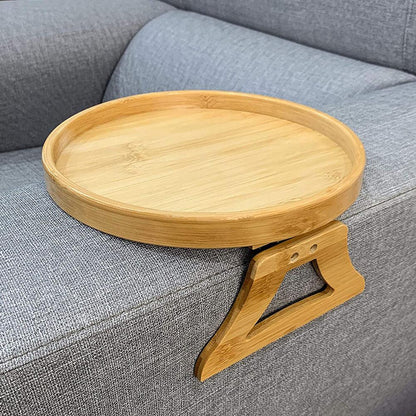 Cozy Wooden Sofa Tray Table