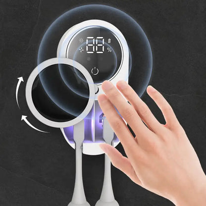 Automatic UV Toothbrush Sanitizer Wall Mount Holder