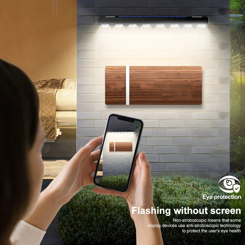 Bright Solar Powered Garden Lights 4-Pack Outdoor Set