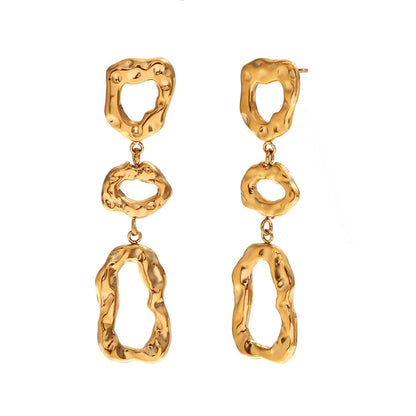 Trendy Long Feather Tassel Earrings