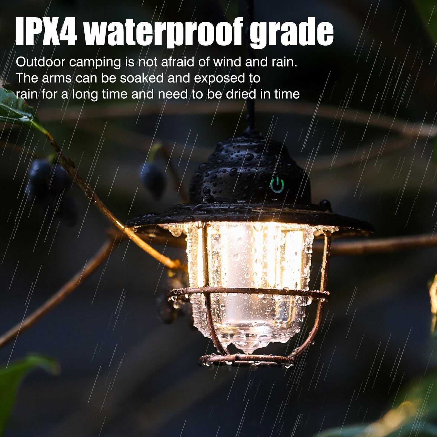 Compact Waterproof Outdoor LED Lantern