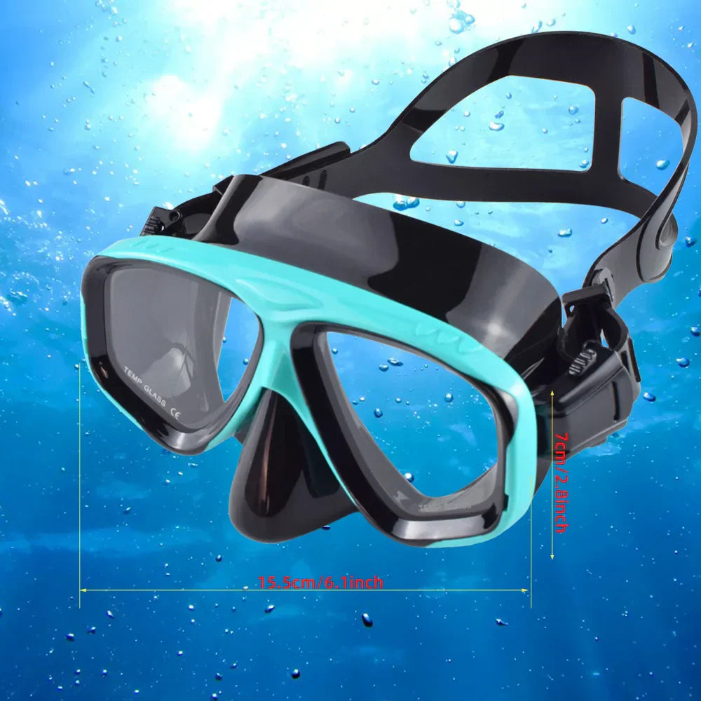 Crystal Clear Snorkel Mask Kit Set