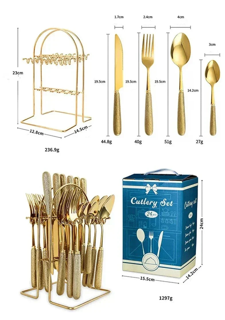 High Quality Metal Utensil Set for Everyday Use