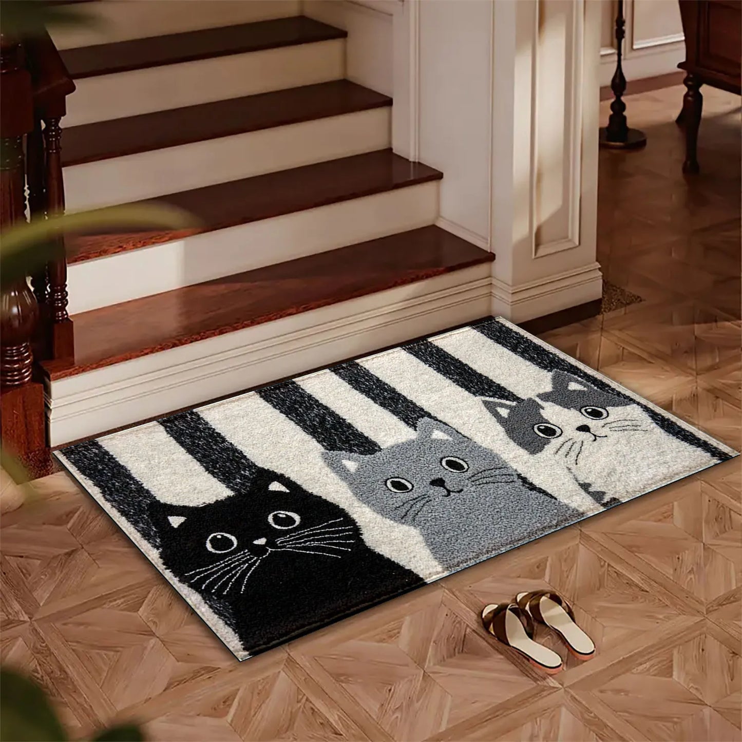 Colorful Cat Theme Rug Mat - Luxicro
