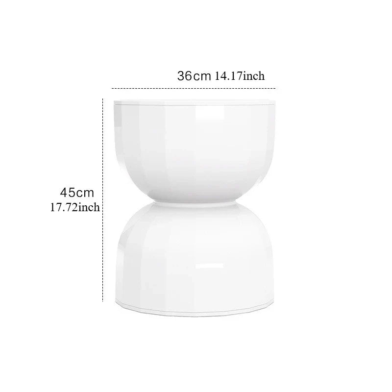 Sleek Simple Glass End Table - Luxicro
