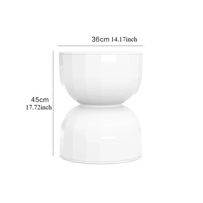 Sleek Simple Glass End Table - Luxicro