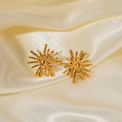 Tiny Glitter Ball Stud Earrings