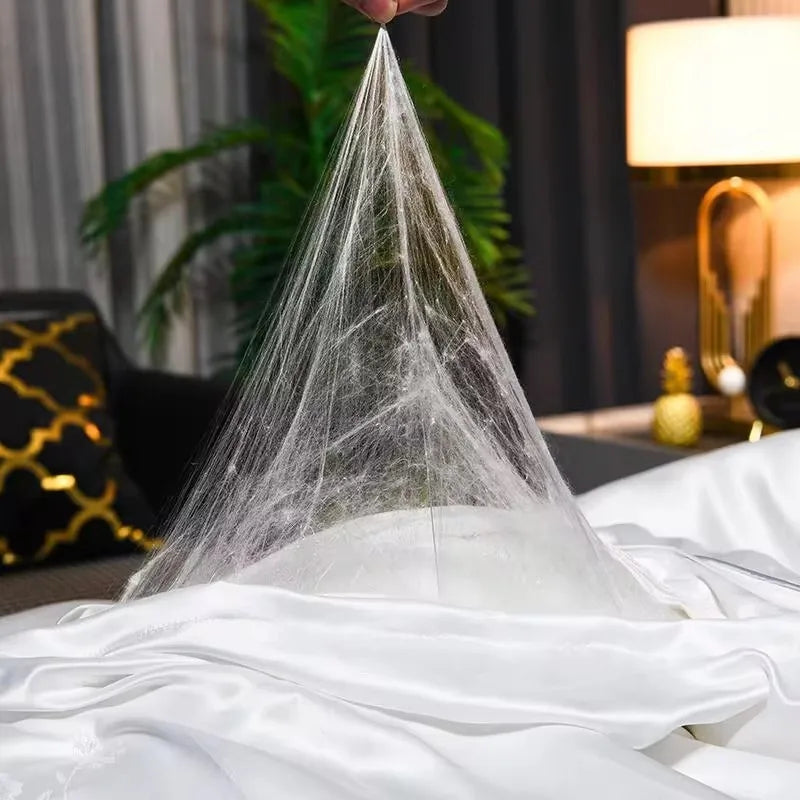 Luxurious Plum Silk Bedding Blanket