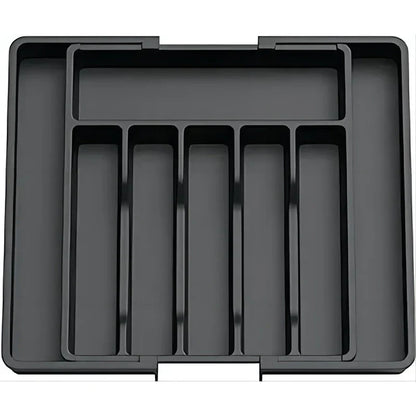 Compact Sliding Kitchen Drawer Storage Organizer