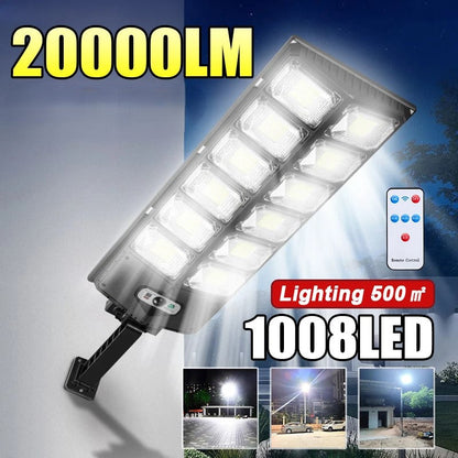 Bright Motion Activated Solar Yard Lamp