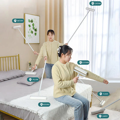 Practical Lint Roller with Long Extendable Handle