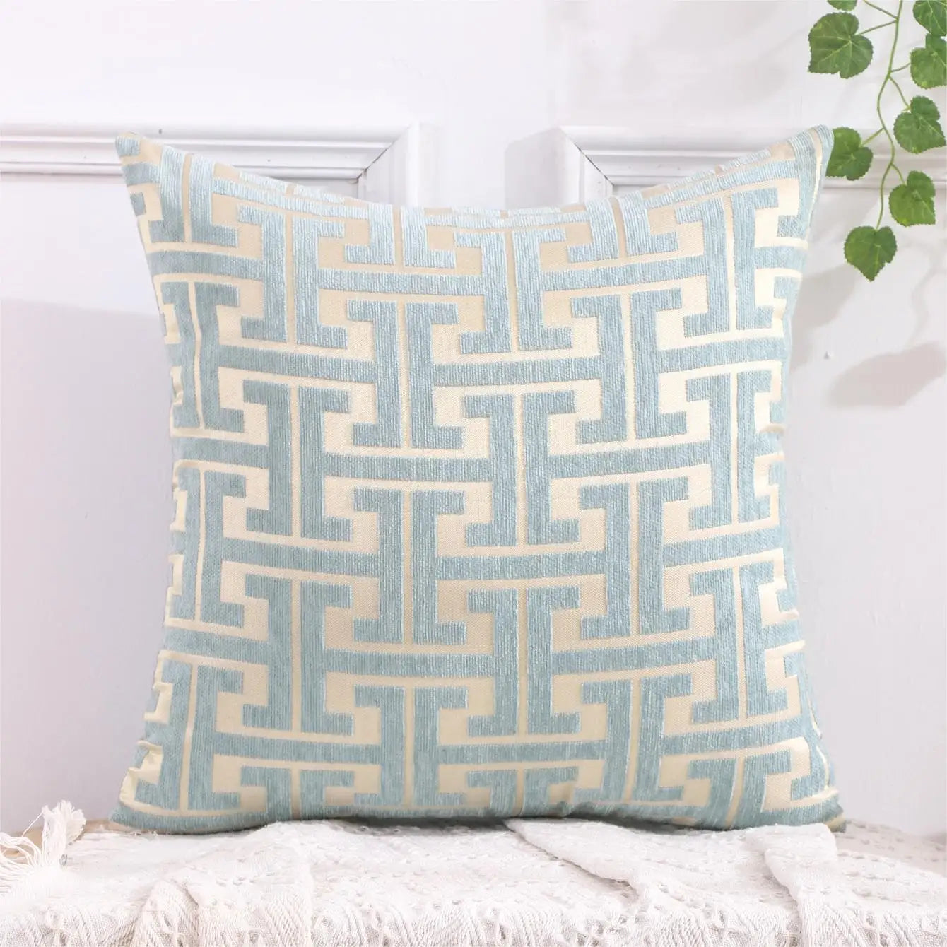 Soft Colorful Throw Pillow Cover