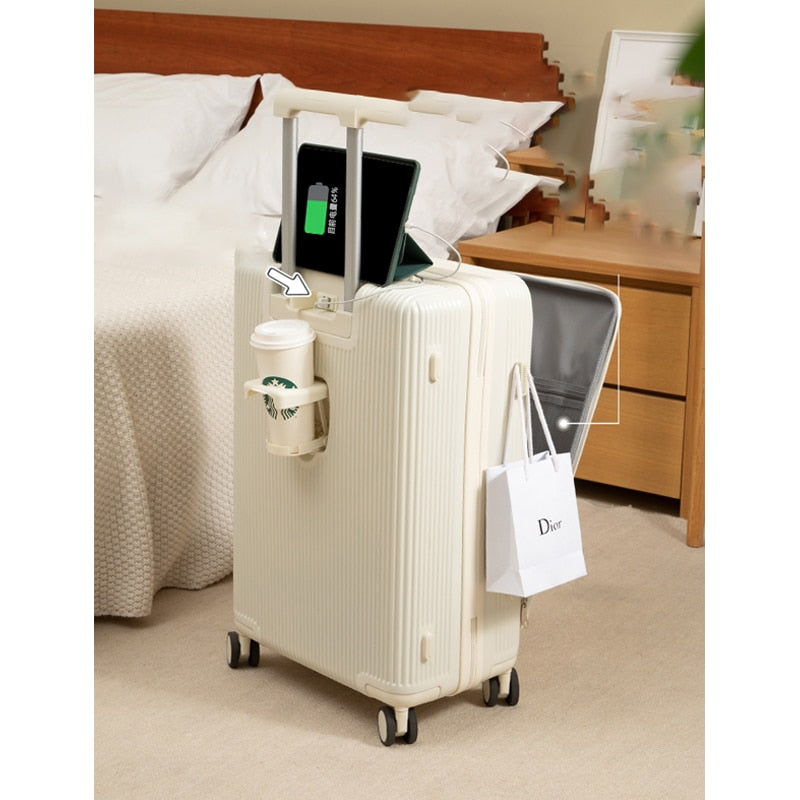 Durable Protection Charging Suitcase Backpack - Luxicro