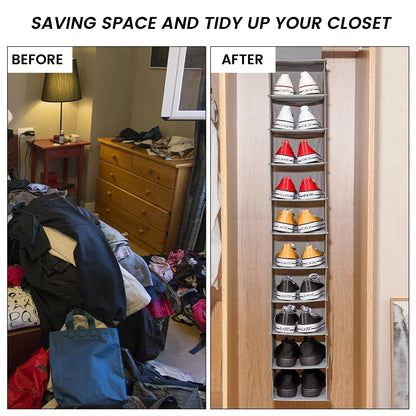 Foldable Closet Shelf Storage Organizer Unit