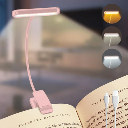 Compact Rechargeable Desk Light with Adjustable Brightness