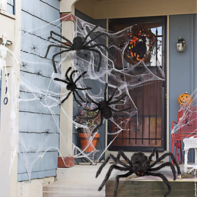 Big Black Spider Halloween Decoration