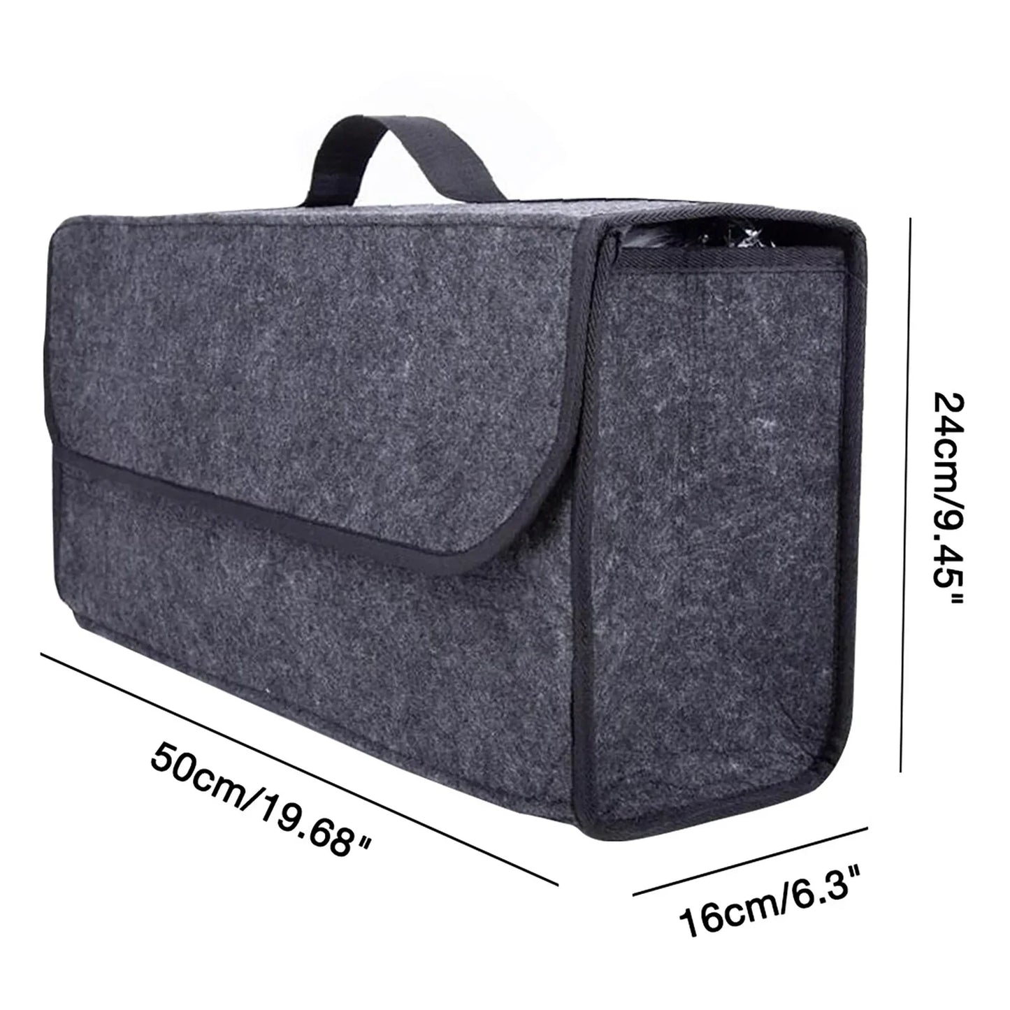 Durable Folding Storage Bag with Handle and Strap - Luxicro